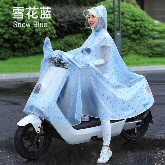 Sono blue Bike rain coat
