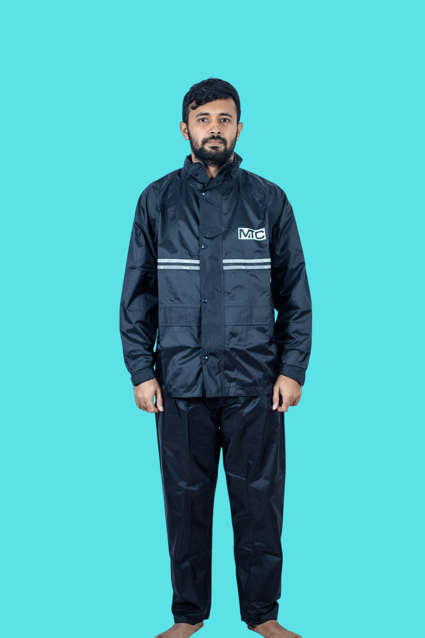 MTC Heavy PVC Both Side Raincoat